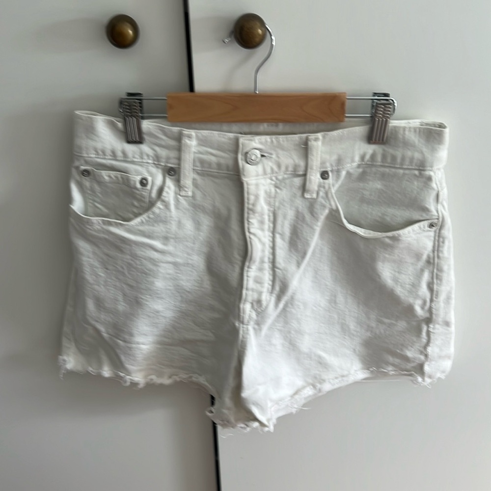 Madewell - Denim white cutoff shorts - Size 29